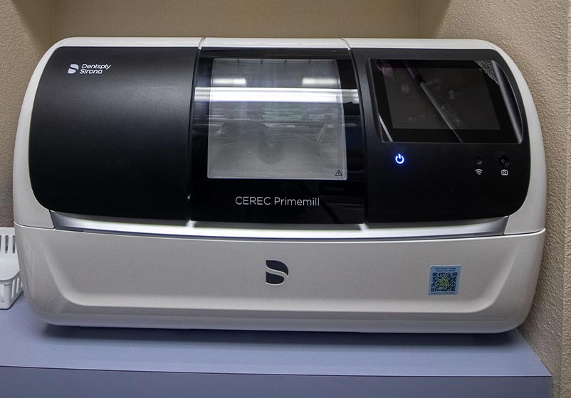 CEREC machine used to craft same-day restorations at Prickly Pear Family Dental